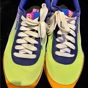 Puma Athletic Shoes - Green, Blue, White, Orange